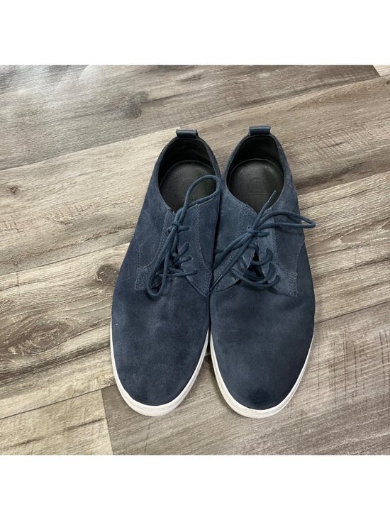 Clae Ellington Suede Lace Up Waxed Shoes Navy Blue Grey Men’s Size 12 main image 6